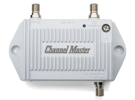 antenne fm extérieure amplifier chanel master|FM Antenna / Cable TV Distribution Amplifier – Channel Master.